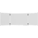 Klapptafel Legamaster UNITE PLUS, magnetisch, 5 Schreibflächen, B 1500/3000 x T 13,4 x H 1000 mm, emaillierter Keramikstahl, weiß